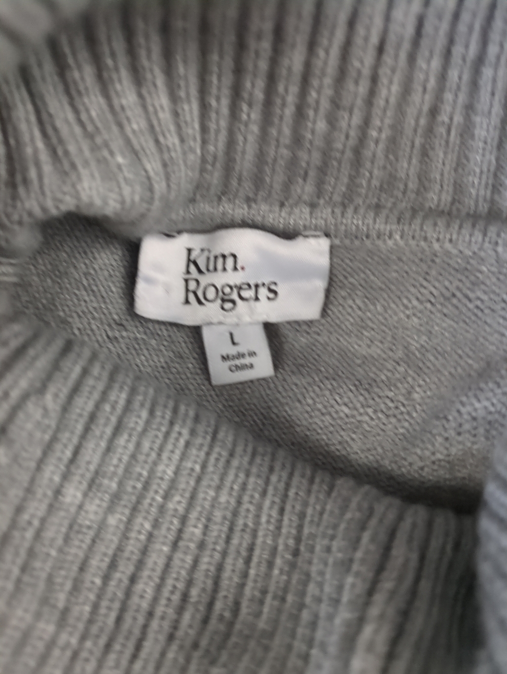 **3/$10** Kim Rogers Sweater Size Large - Picture 6 of 7